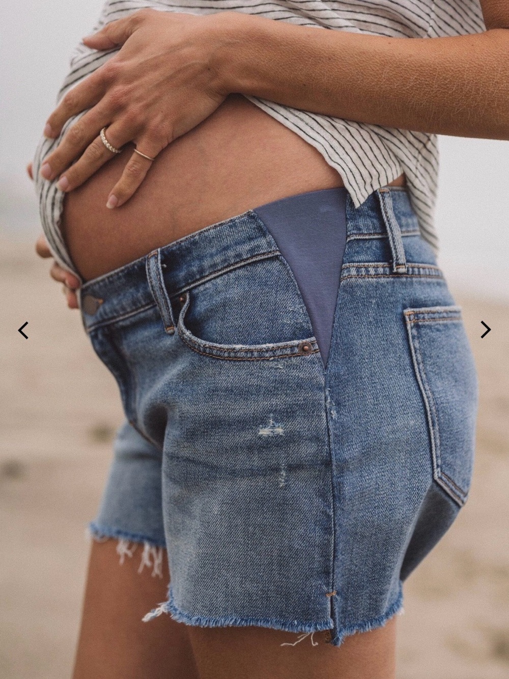 Hatch The Cut Off Maternity Short